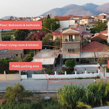 Nomade - 2br Bright Maisonette - Garden View Apartment Lixouri